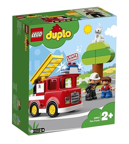 LEGO DUPLO Town 10901 İtfaiye Kamyonu Sesli ve Işıklı