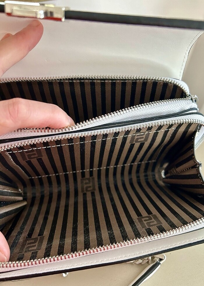 Silver Polo Omuz Çantası - Görsel 5