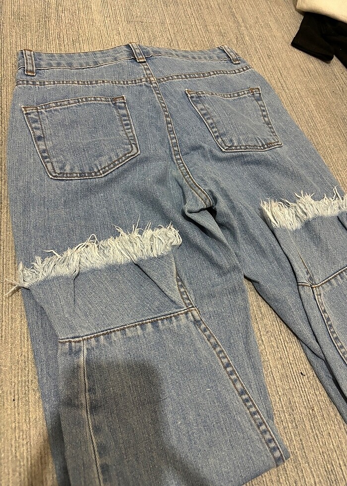 Püsküllü Mom Jean - Görsel 2