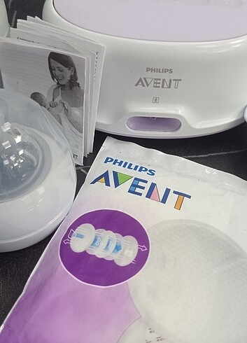  Beden Philips Avent Elektrikli Süt Pompası ve cam biberon