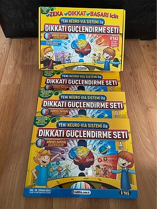 Adeda yayıncılık dikkati güçlendirme seti 8yaş