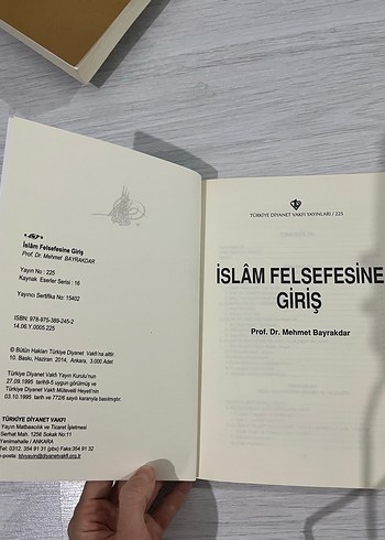 İslam Felsefesine Giriş - Prof. Dr. Mehmet Bayrakdar - Görsel 2