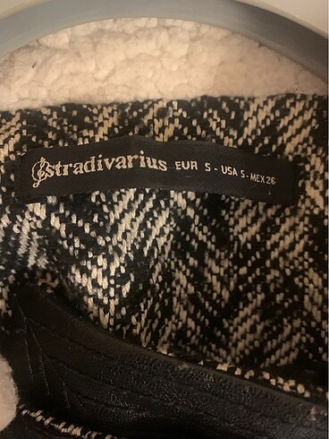 Stradivarius Stradivarius siyah gri palto