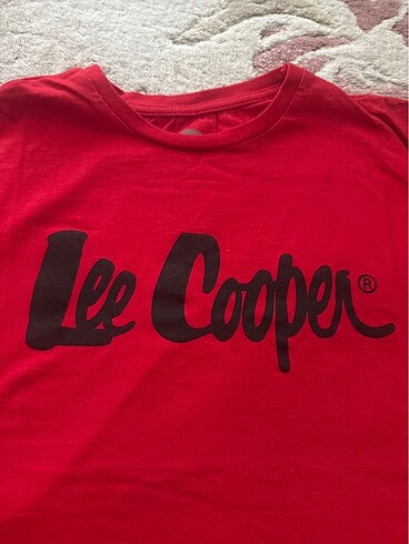 Lee Cooper 12 yaş kırmızı erkek tişört
