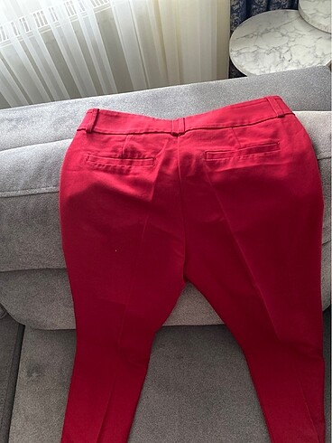 36 Beden kırmızı Renk Pantalon