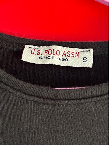 U.S Polo Assn. Siyah polar üst