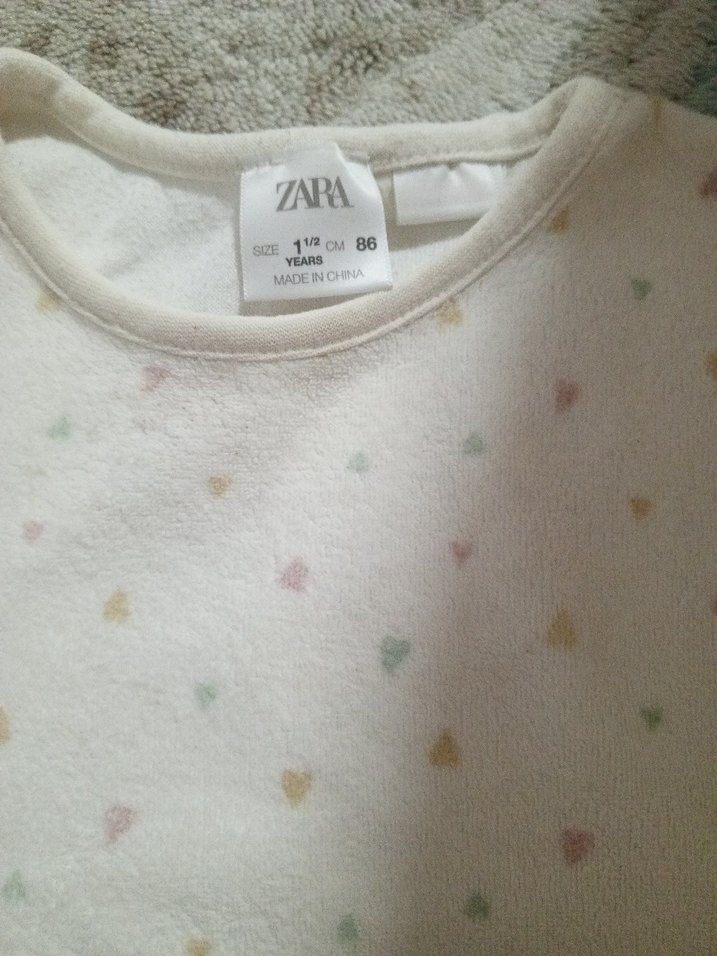 Beyaz  Bebek Kız Takımı Uzun Kollu - Görsel 2