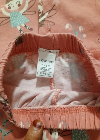 Pembe Desenli Bebek Kız Takımı - Görsel 3