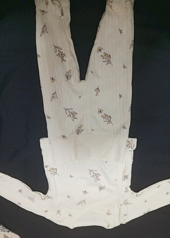 Düğmeli Bej Bebek Kız Tulum - Görsel 15