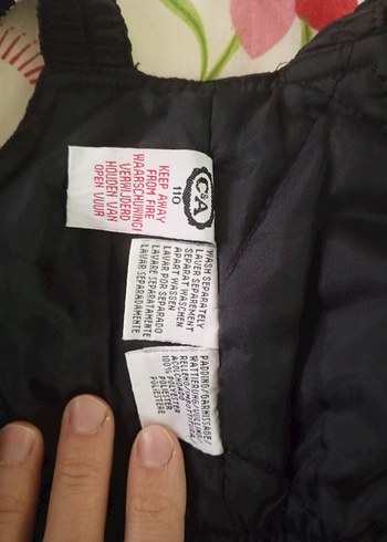 Koyu Mavi Erkek Çocuk Fermuarlı Tulum yağmurluk - Görsel 3