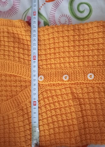 Kız Çocuk Örgü Kolsuz Hırka - Görsel 13