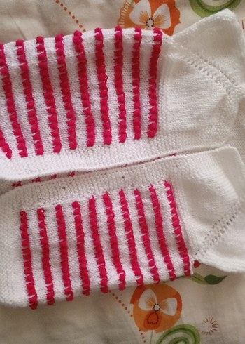 Kız Çocuk Örgü Kolsuz Hırka - Görsel 4