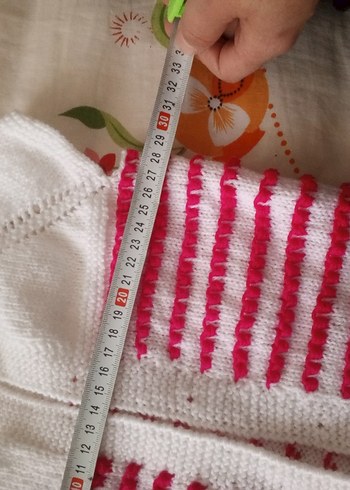 Kız Çocuk Örgü Kolsuz Hırka - Görsel 6