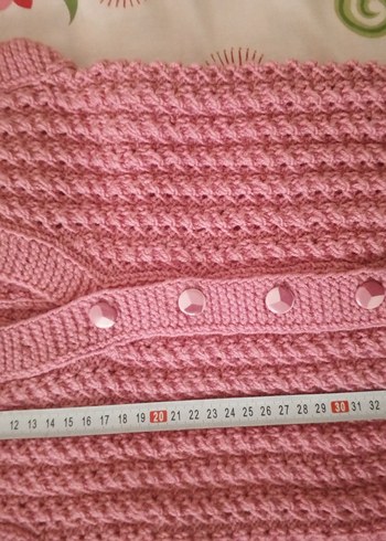 Kız Çocuk Örgü Kolsuz Hırka - Görsel 10