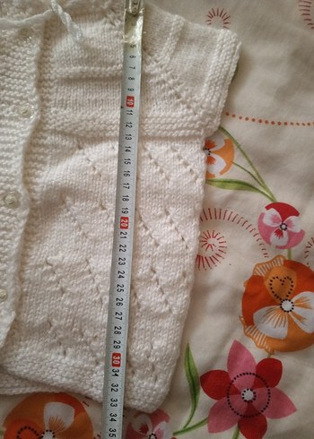 Kız Çocuk Örgü Kolsuz Hırka - Görsel 7