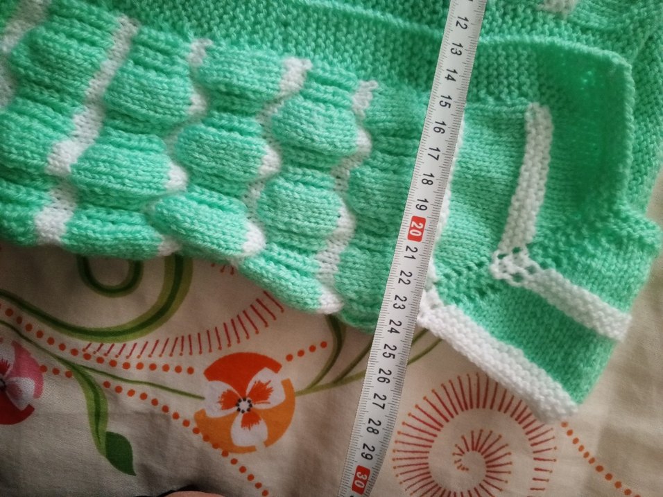 Kız Çocuk  Örgü Kolsuz Hırka - Görsel 3