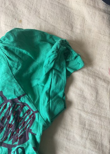 Urban Outfitters Yeşil Baskılı Kısa Kollu y2k