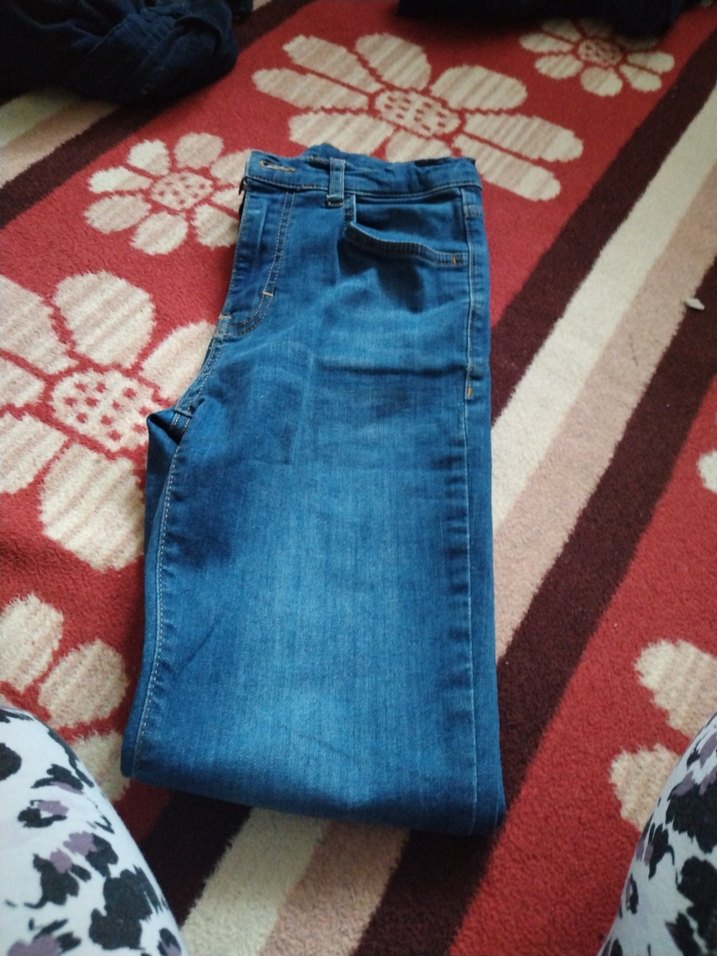 LC Waikiki Erkek Mavi Rahat Kesim Kot Şort - Görsel 2