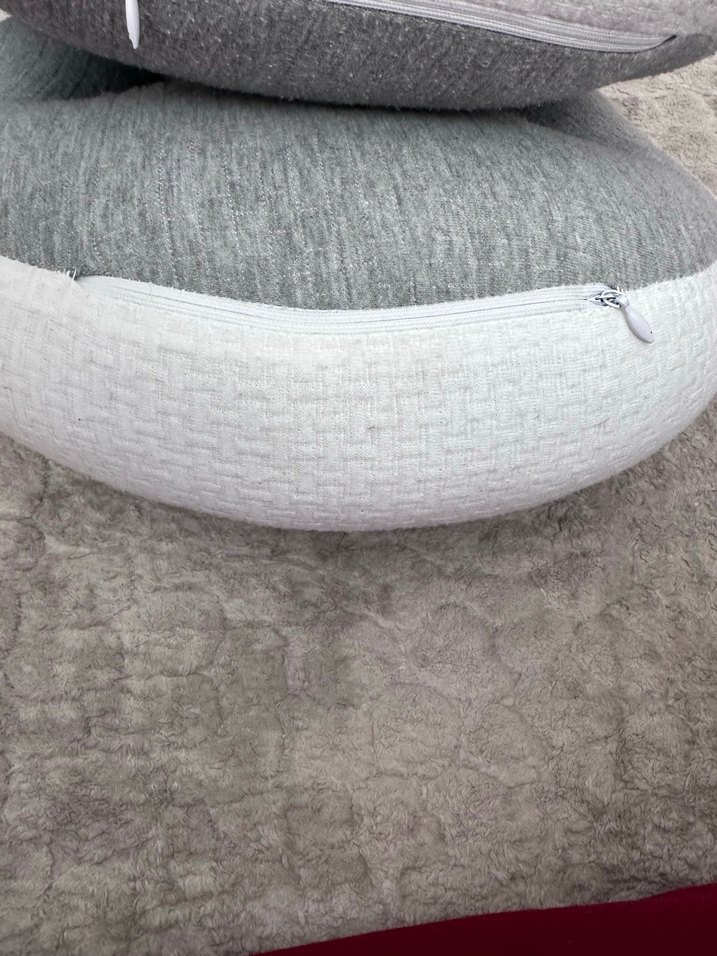 Gri Renkli Emzirme ve Hamilelik Yastığı - Görsel 4