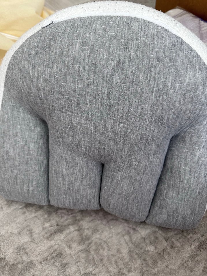 Gri Renkli Emzirme ve Hamilelik Yastığı - Görsel 5