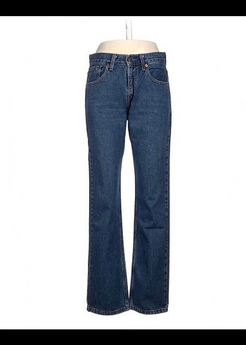 Levis Koyu Mavi Denim Jean