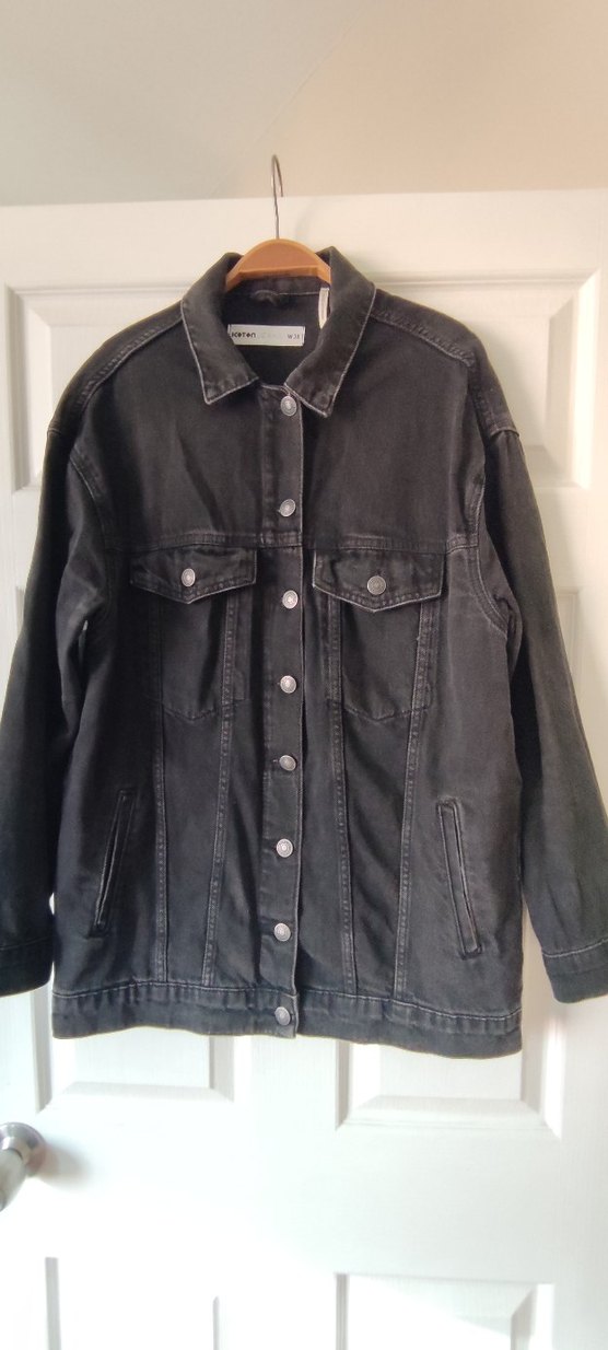 KOTON MARKA BAYAN KOT JEAN ÇEKET - Görsel 2