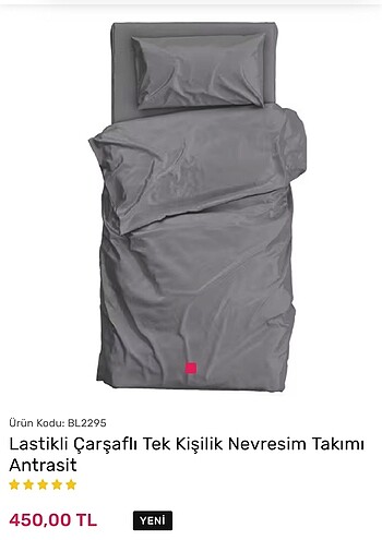 Tek kişilik nevresim takımı