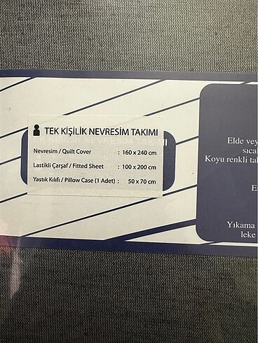 Diğer Tek kişilik nevresim takımı
