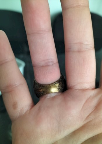 mürdüm taşlı Hürrem Kadın Yüzük - Görsel 3