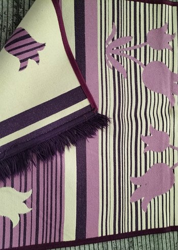 mor krem yolluk kilim 150 cm 80 cm - Görsel 7