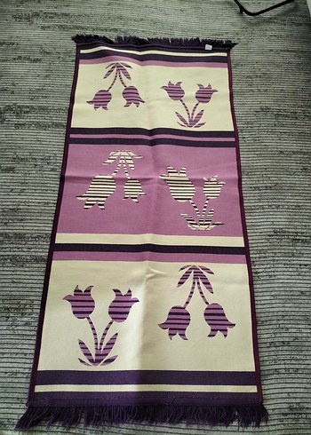 mor krem yolluk kilim 150 cm 80 cm - Görsel 2