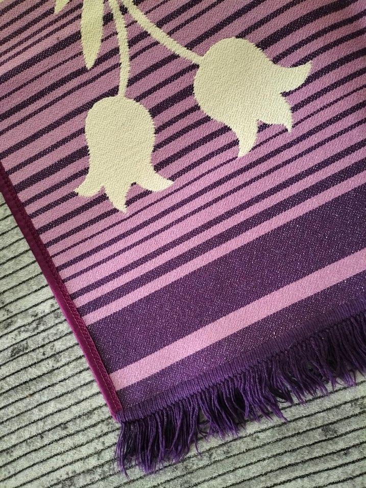 mor krem yolluk kilim 150 cm 80 cm - Görsel 3