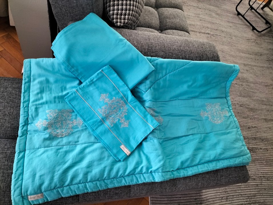 bebek yorgan çarşaf yastık kılıfı takım - Görsel 2