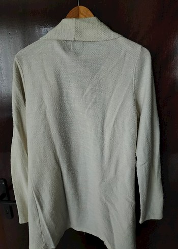 koton m beden beyaz önü açık ceket hırka - Görsel 7