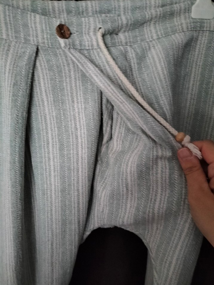 xl erkek otantik bohem salaş pantolon - Görsel 3