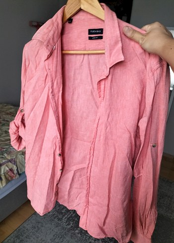 fabrika nar çiçeği large gömlek - Görsel 6