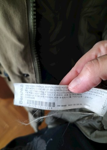 Bershka uzun parka - Görsel 8