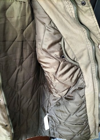 Bershka uzun parka - Görsel 9