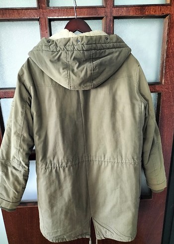 Bershka uzun parka - Görsel 5