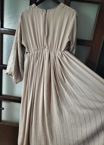 Uzun Kadın Elbise Astarlı - Görsel 8