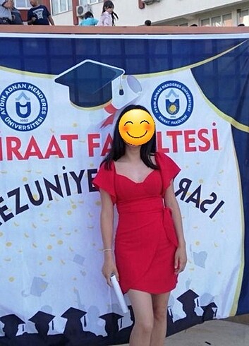 m Beden eteği volanlı elbise 