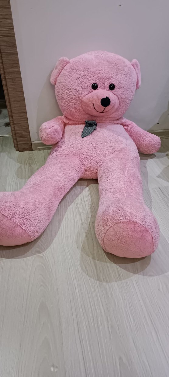 Pembe Peluş Oyuncak Ayı - Görsel 2