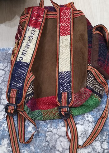 Renkli Bohem Kadın Sırt Çantası - Görsel 2