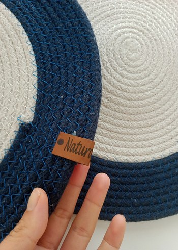 Bohem Koyu Mavi Hasır Amerikan Servis - Görsel 2