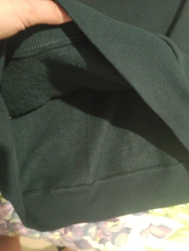 Siyah Kapüşonlu Kadın Sweatshirt VOGLE Baskılı - Görsel 5