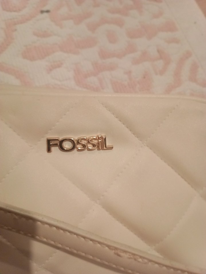 FOSSİL Beyaz Deri Kadın Çanta Fermuarlı - Görsel 2