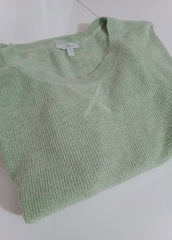 mavi jeans yeşil Kadın Yün Triko Kazak - Görsel 7