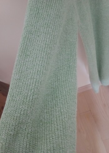 mavi jeans yeşil Kadın Yün Triko Kazak - Görsel 5