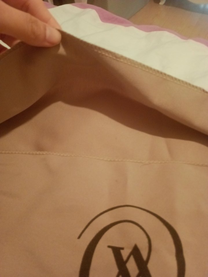 Bej Vakko Baskılı bez çanta - Görsel 2