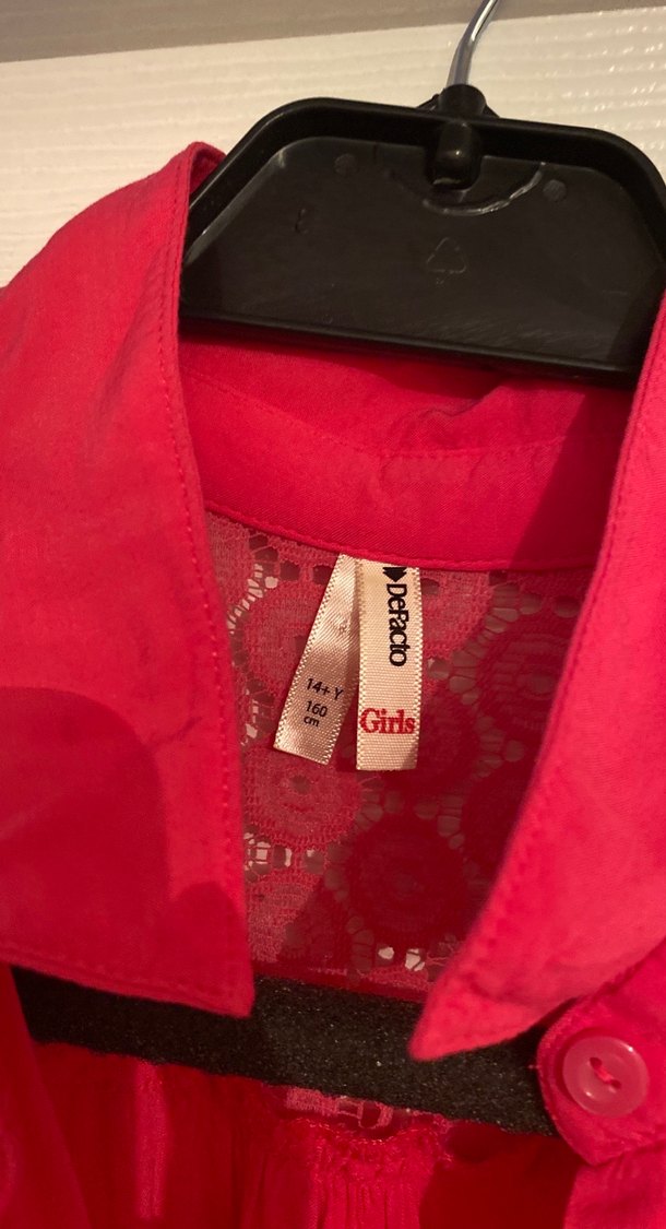 Kolsuz Fulya Bohem kız çocuk 14 yaş için Düğmeli Gömlek - Görsel 3